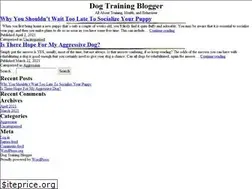 Sites similar to dogtrainingblogger.com