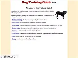 Sites similar to dogtrainingguide.com