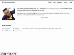Sites similar to dohmatob.github.io