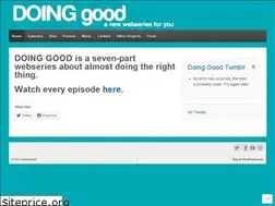 Sites similar to doinggoodseries.com