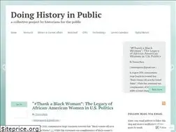 Sites similar to doinghistoryinpublic.org