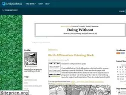 Sites similar to doingwithout.livejournal.com