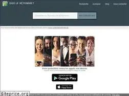 Sites similar to doisjerepondre.fr