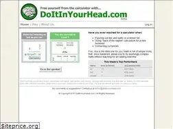 Sites similar to doitinyourhead.com