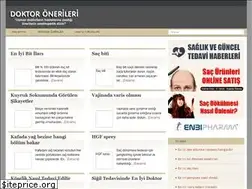 Sites similar to doktoronerileri.com