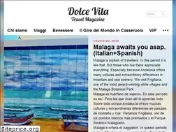 Sites similar to dolcevitatravelmagazine.com