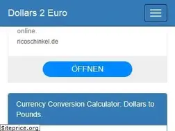Sites similar to dollars2euro.com