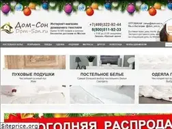 Sites similar to dom-son.ru