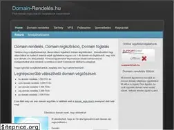 Sites similar to domain-rendeles.hu
