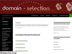 Sites similar to domain-selection.de