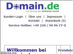 Sites similar to domain.de