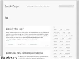 Sites similar to domaincouponpro.com