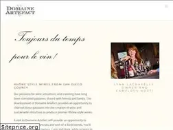 Sites similar to domaineartefact.wine