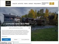 Sites similar to domainebaiedespins.ca