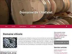 Sites similar to domainedechafalet.ch