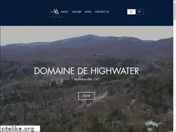 Sites similar to domainedehighwater.com