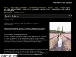 Sites similar to domainedesarson.com