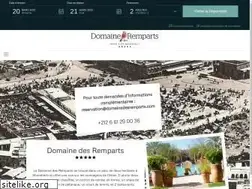 Sites similar to domainedesremparts.com
