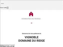 Sites similar to domaineduridge.com