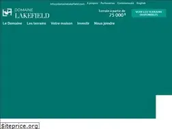 Sites similar to domainelakefield.com