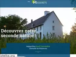 Sites similar to domainemaizerets.com
