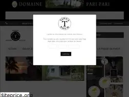 Sites similar to domaineparipari.com