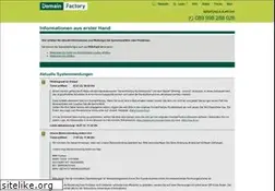 Sites similar to domainfactory-status.de