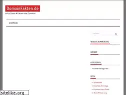 Sites similar to domainfakten.de