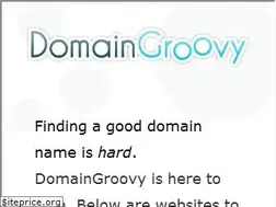 Sites similar to domaingroovy.com