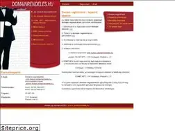 Sites similar to domainrendeles.hu