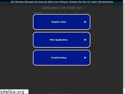Sites similar to domains-for-free.de