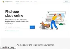 Sites similar to domains.google