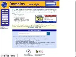 Sites similar to domainsdoneright.com