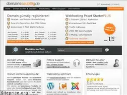Sites similar to domainssaubillig.de