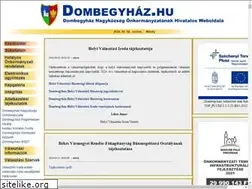 Sites similar to dombegyhaz.hu