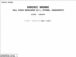 Sites similar to dombrowne.com