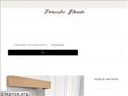 Sites similar to domesticblonde.com