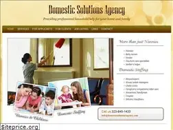 Sites similar to domesticsolutionsagency.com