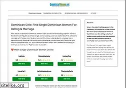 Sites similar to dominicanwomen.net