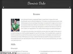Sites similar to dominicdube.com
