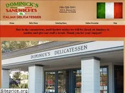 Sites similar to dominickssandwiches.com