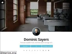 Sites similar to dominicsayers.com