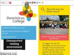 Sites similar to dominicuscollege.nl
