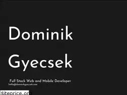 Sites similar to dominikgyecsek.com