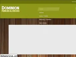Sites similar to dominionfencesanddecks.com
