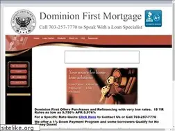 Sites similar to dominionfirstmortgage.com