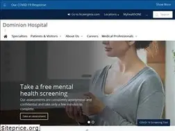 Sites similar to dominionhospital.com