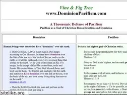 Sites similar to dominionpacifism.com