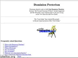 Sites similar to dominionpreterism.com