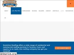 Sites similar to dominionroofing.com